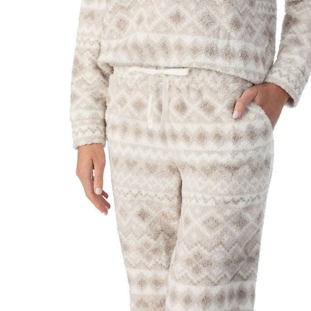 Cuddl Duds Women's 2-Piece Pullover and Jogger Pajama Set