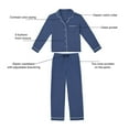thumbnail image 7 of DreamMark Women's 2-Piece Notch Collar Pajama Set, 7 of 8