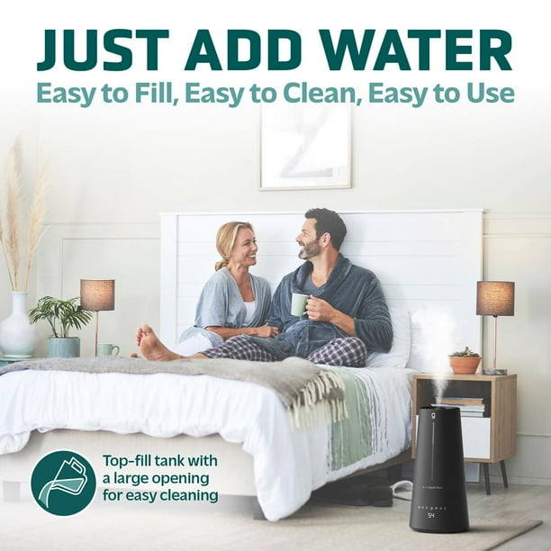 PureGuardian 1.5 Gal. Warm and Cool Mist Ultrasonic Humidifier