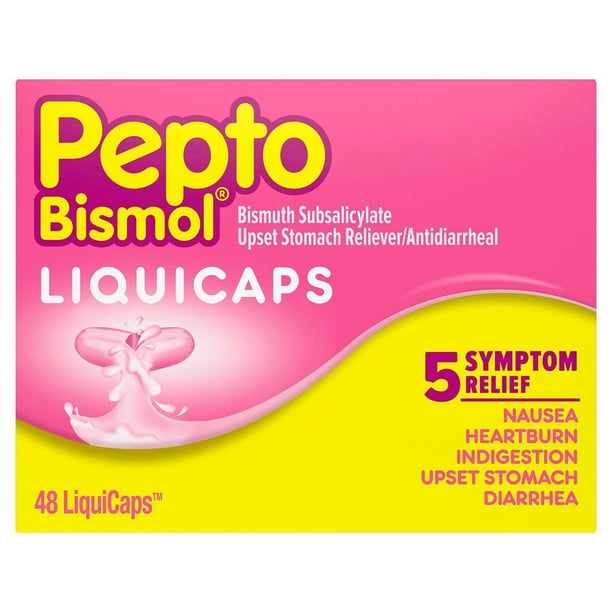 pepto bismol semaglutide Pepto Bismol Liquicaps, Relief for Upset Stomach and Diarrhea (48 ct.)