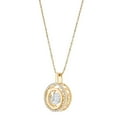 thumbnail image 2 of 0.50 CT. T.W. Double Circle Dancing Diamond Pendant Necklace in 14K Gold, 2 of 7