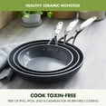 thumbnail image 2 of GreenPan Valencia Pro 3-Piece Fry Pan Set (8", 9.5" & 11"), 2 of 10