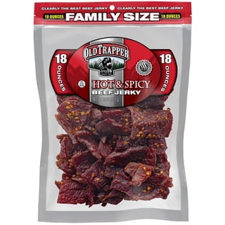 Old trapper Hot & Spicy Beef Jerky, 18 oz.