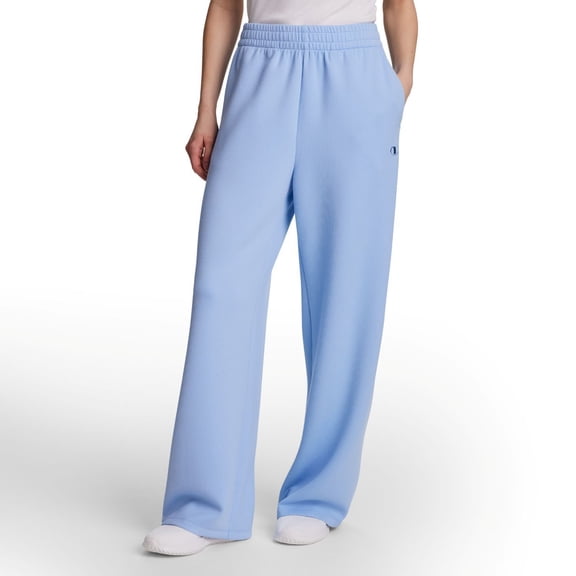 Champion Women's Air Layer Ribbed Wide Leg Pant
