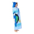 thumbnail image 1 of Kids Character 100% Cotton Hooded Towel With Hand Pockets, 1 of 9
