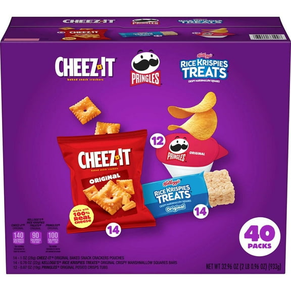 Kellogg's Classic Snack Mix Variety Pack, 40 ct.