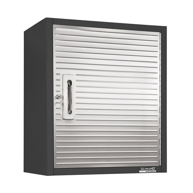 Seville Classics UltraHD Wall Storage Cabinet, 24" W x 12" D x 28" H