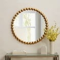 thumbnail image 1 of Azalea Park Metal Beaded 36" Round Wall Mirror, 1 of 12