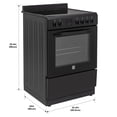 thumbnail image 2 of Kenmore 24-In. Front-Control Electric Range, 2.68 Cu. Ft. Oven, 4 Elements, Storage Drawer, 2 of 23