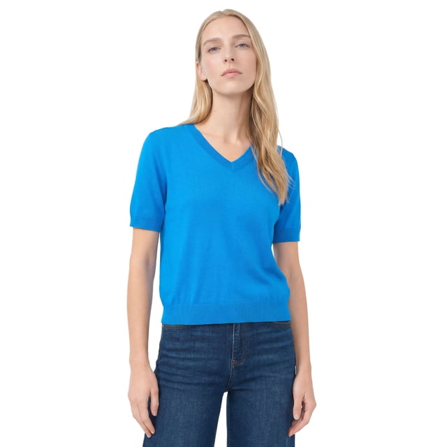 Vince Camuto Women's Short Sleeve Sweater
