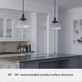thumbnail image 6 of Hunter Cypress Grove with Clear Holophane Glass 1 Light Pendant Ceiling Light Fixture, 6 of 8