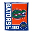 thumbnail image 1 of Logo Brands Florida Gators 60"x70" Super Plush Blanket, 1 of 6