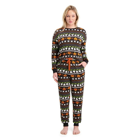 DreamLife Women's Halloween 2-Piece Pajama Set