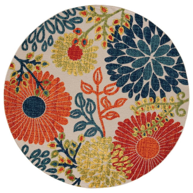 Safavieh Bahama Indoor/Outdoor Round Rug Collection, 6' 7"