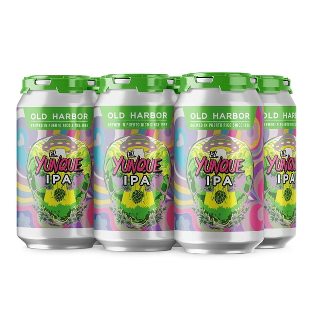 Old Harbor El Yunque IPA Ale Beer, 12 fl. oz. can, 6 pk.