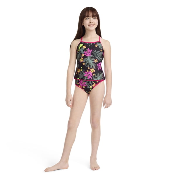 Hurley Girls 2-Piece Braided Ruffle Tankini - Samsclub.com
