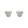 thumbnail image 1 of Disney Diamond Earrings in 14K White Gold, 1 of 5