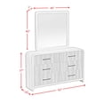 thumbnail image 2 of Society Den Woodridge 6-Drawer Dresser and Mirror in Natural, 2 of 8