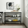 thumbnail image 2 of Crosley Furniture Madeleine Console Sofa Table, Black/White, 2 of 12