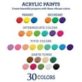thumbnail image 5 of ArtSkills 30-Piece Premium Acrylic Paint Set with Paint Palette, 5 of 10
