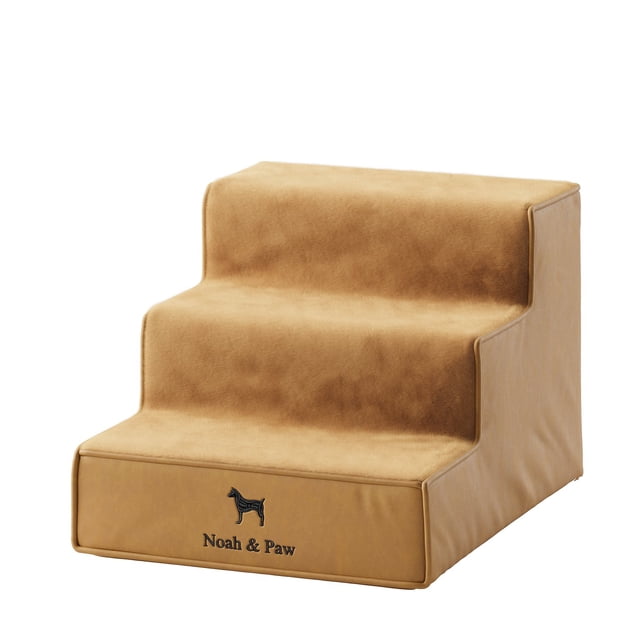 NOAH & PAW 3-5 Step Dog Stairs, Designed for Small-Medium Breeds