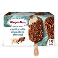 thumbnail image 1 of Haagen-Dazs Vanilla Milk Chocolate Almond Ice Cream Bars 15 ct., 1 of 8