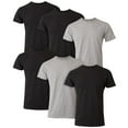 thumbnail image 4 of Hanes Men's Best 6-Pack Crew T-Shirt (Assorted Colors), 4 of 4
