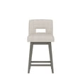 thumbnail image 13 of HH2 Home Upholstered Key Back Wood Adjustable Height Swivel Bar Stool, 13 of 20