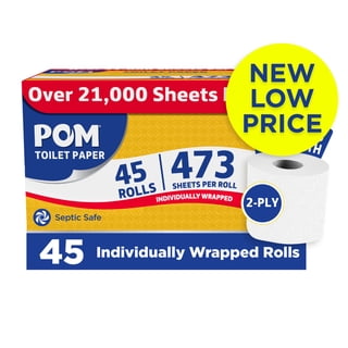 POM 2-Ply Toilet Paper 45 rolls, 473 sheets/roll