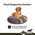 thumbnail image 3 of Ridge Creek Cozy Round Pet Bed, Choose Size and Color, 3 of 8