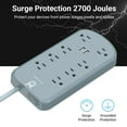 thumbnail image 5 of Member’s Mark 6-ft. Surge Protectors w/ 2 USB ports, 2-pk., 5 of 12