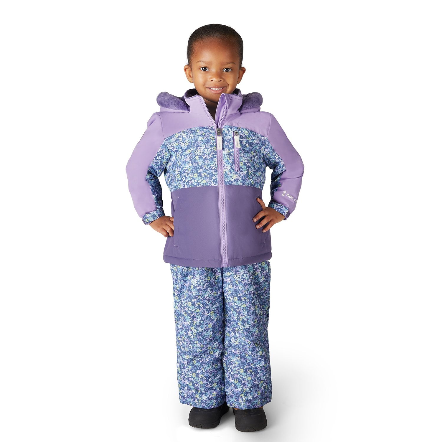 Jr.girls ski 3点セット Free Country Toddler Girls 2-Piece Snow Set - Samsclub.com