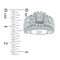 thumbnail image 5 of 2.95 CT. T.W. Emerald Cut Diamond Ring in 14K Gold, 5 of 6