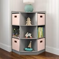 thumbnail image 1 of RiverRidge Kids Corner Playroom 6 Cubby Cabinet with 4 Folding Storage Bins, 1 of 6
