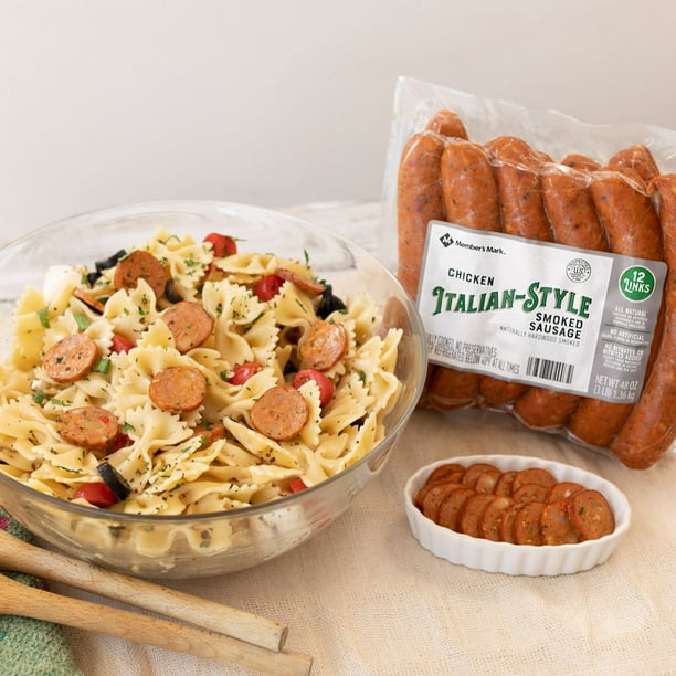 Member's Mark Smoked Italian-Style Chicken Sausage With Mozzarella