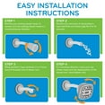 thumbnail image 7 of Oxygenics Square 6-Setting Fixed Shower Head (Assorted Colors), 7 of 13