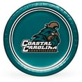 thumbnail image 1 of Coastal Carolina Chanticleers NCAA Round Paper Plates, 10", 85 ct., 1 of 6