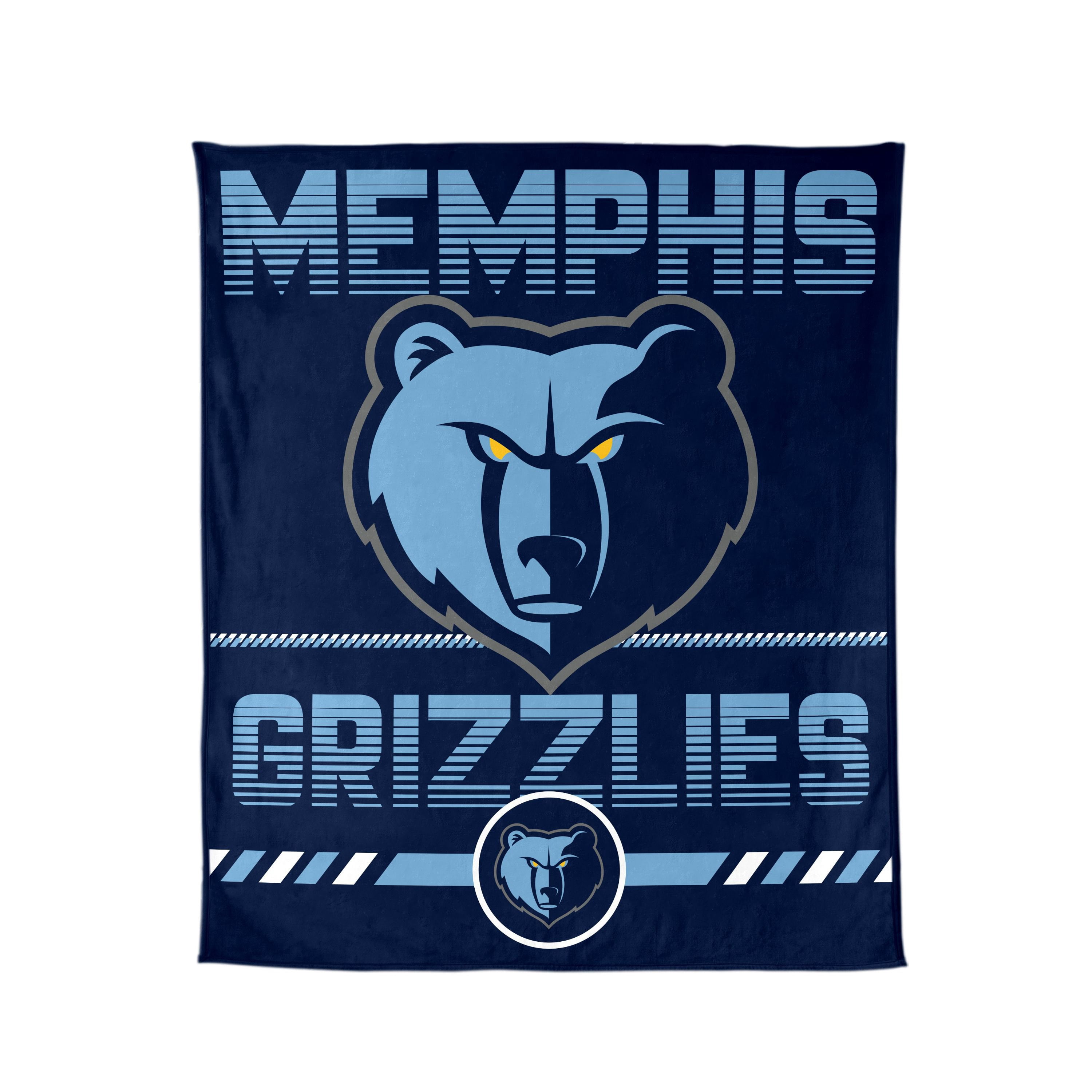 Logo Brands Memphis Grizzlies 60"x70" Super Plush Blanket