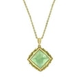thumbnail image 5 of Solitaire Gemstone Pendant Necklace in 14K Gold, 5 of 7