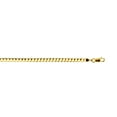thumbnail image 2 of Curb Chain Necklace in Solid 14K Gold, 2 of 2