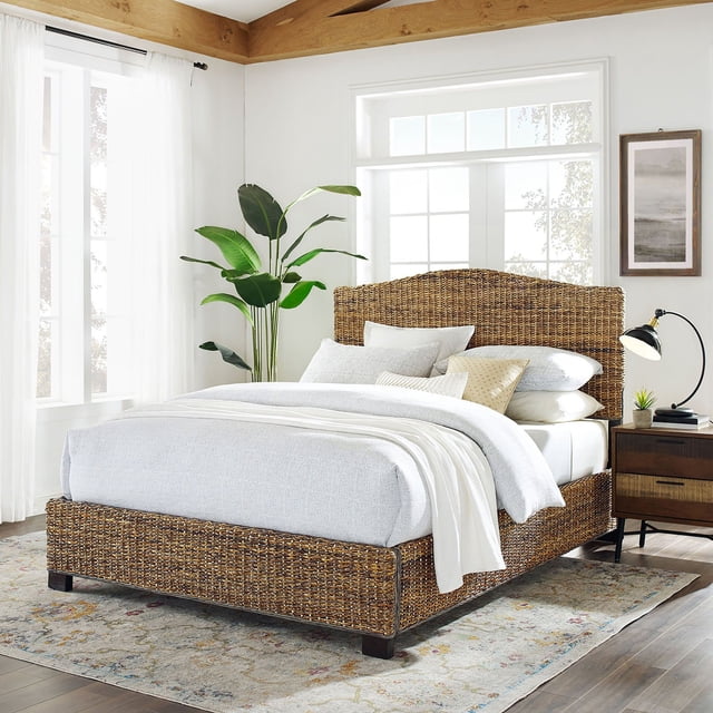 Crosley Furniture Natural Finish Serena Bed, Assorted Sizes