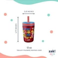 thumbnail image 4 of Zak Designs 12-oz. Stainless Steel Double-Wall Tumbler for Kids with Straw, 2-Piece Set, 4 of 6