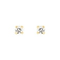 thumbnail image 1 of Micro Mini Diamond Stud Earrings in 14K Gold, 1 of 4
