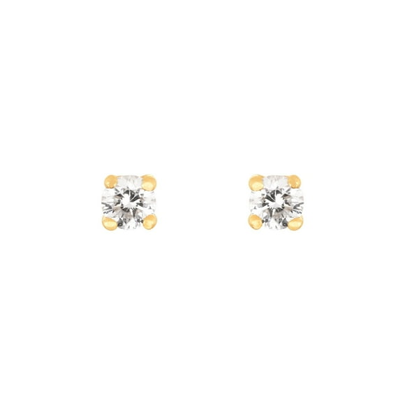Micro Mini Diamond Stud Earrings in 14K Gold