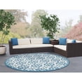 thumbnail image 3 of Safavieh Resort Indoor/Outdoor Round Rug Collection, 6' 7", 3 of 3