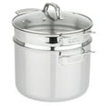 thumbnail image 6 of Viking 13-Piece Tri-Ply Stainless Steel Cookware Set with Glass Lids, 6 of 16