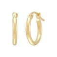 thumbnail image 3 of Hoop Earring Set in 14K Gold, 3 of 11