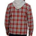 thumbnail image 3 of Aeropostale Men's Flannel Button-Down Hoodie, 3 of 10