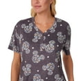 thumbnail image 5 of Character Ladies 2-Piece Short Sleeve Henley and Crop Pant PJ Set, 5 of 7
