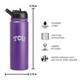 thumbnail image 3 of Logo Brands TCU Horned Frogs 24oz SS Water Bottle 2pk, 3 of 5
